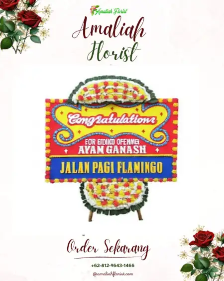 Sewa Papan Bunga Bantan Timur